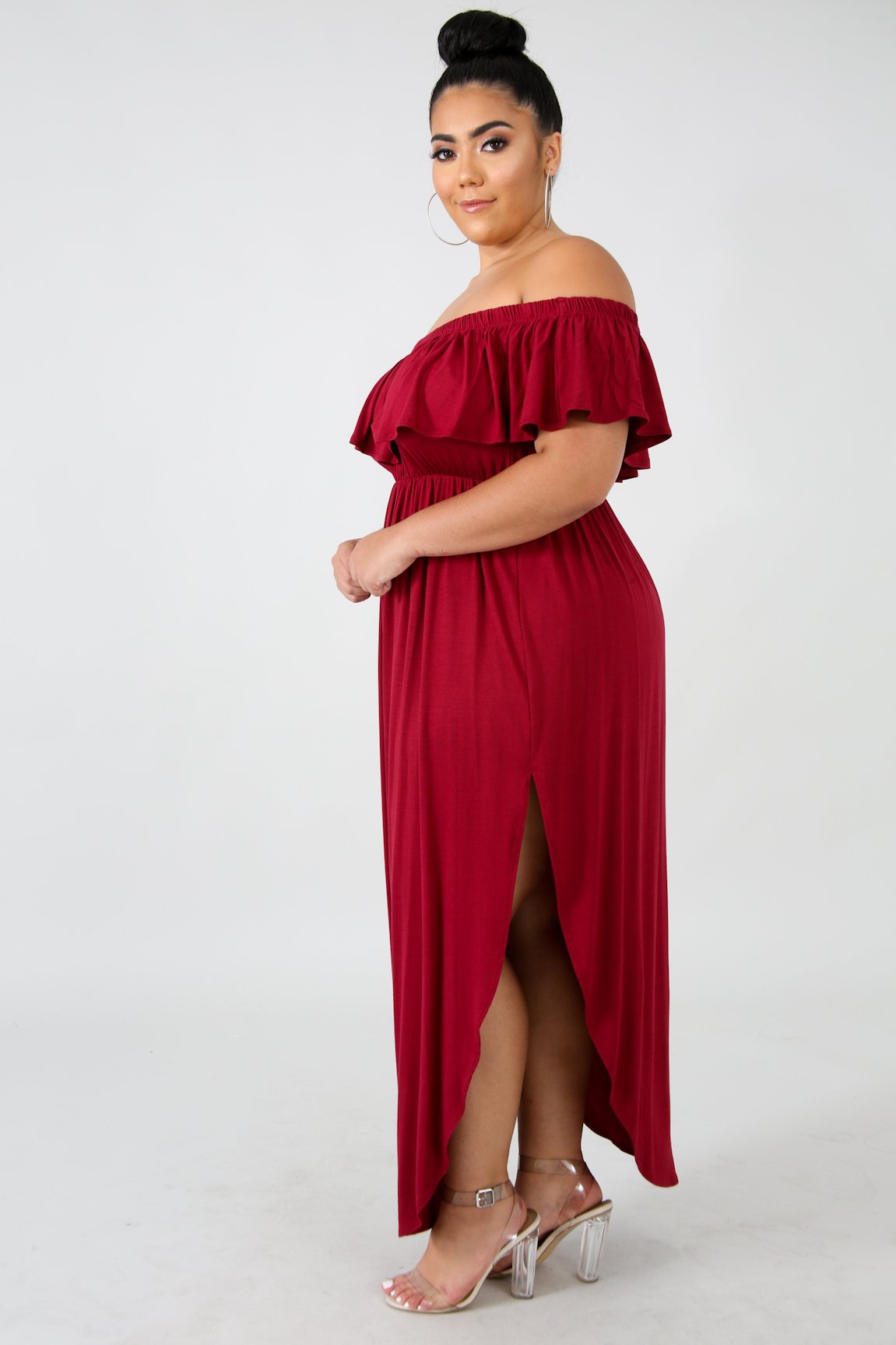 Dress -Elegant Summer Frills -Red