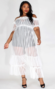 Dress - White Lily
