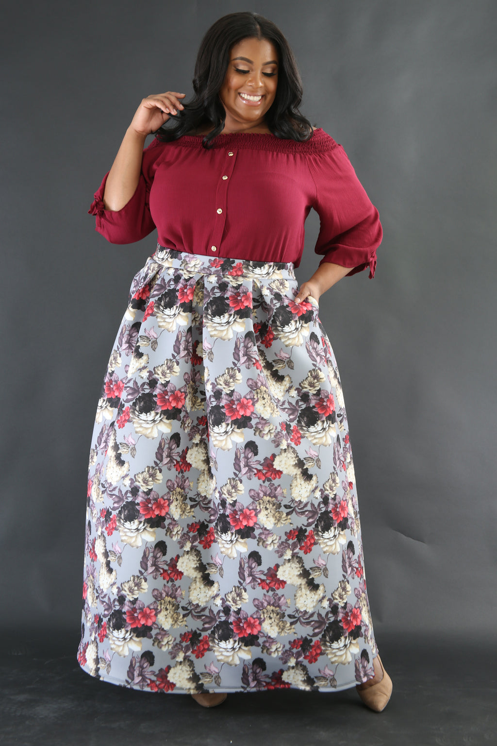 Skirt - Floral Fall
