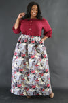 Skirt - Floral Fall