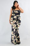 Dress -Sweetheart Floral Body-Con Dress