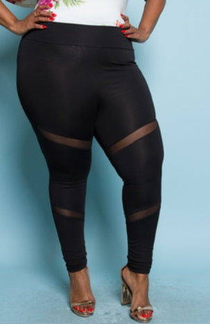Leggings -w/Mesh sides