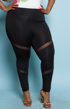 Leggings -w/Mesh sides