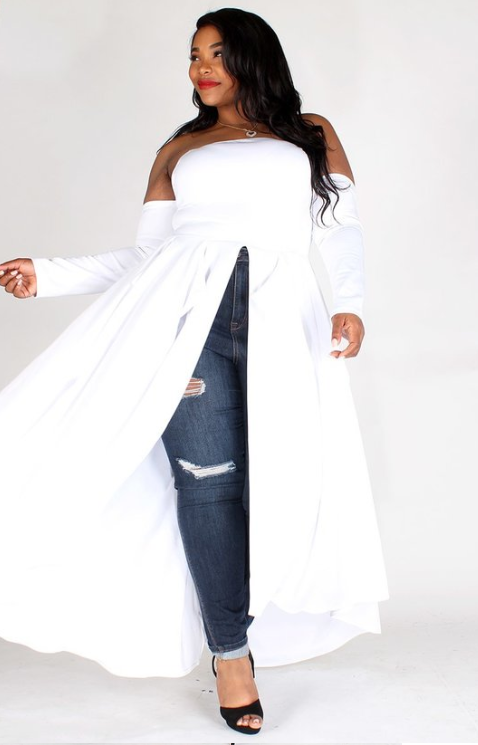 Blouse -White Knight Diva