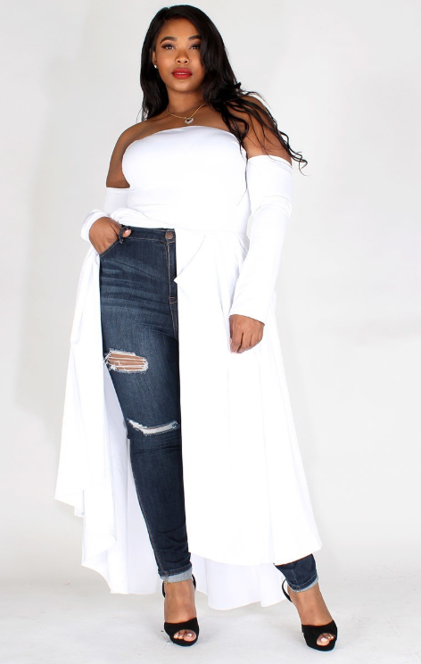 Blouse -White Knight Diva