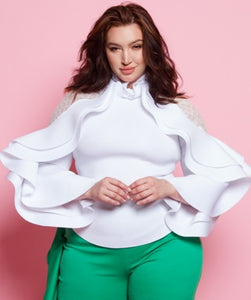 Blouse -White Chocolate Truffle