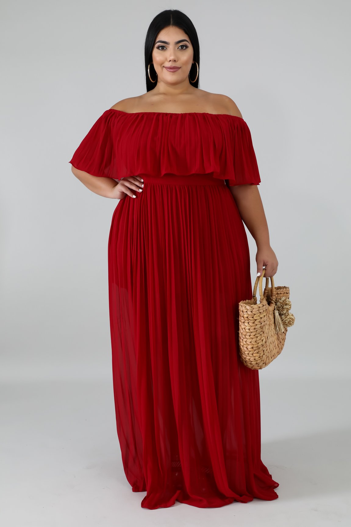 Dress - Ripples (Red)