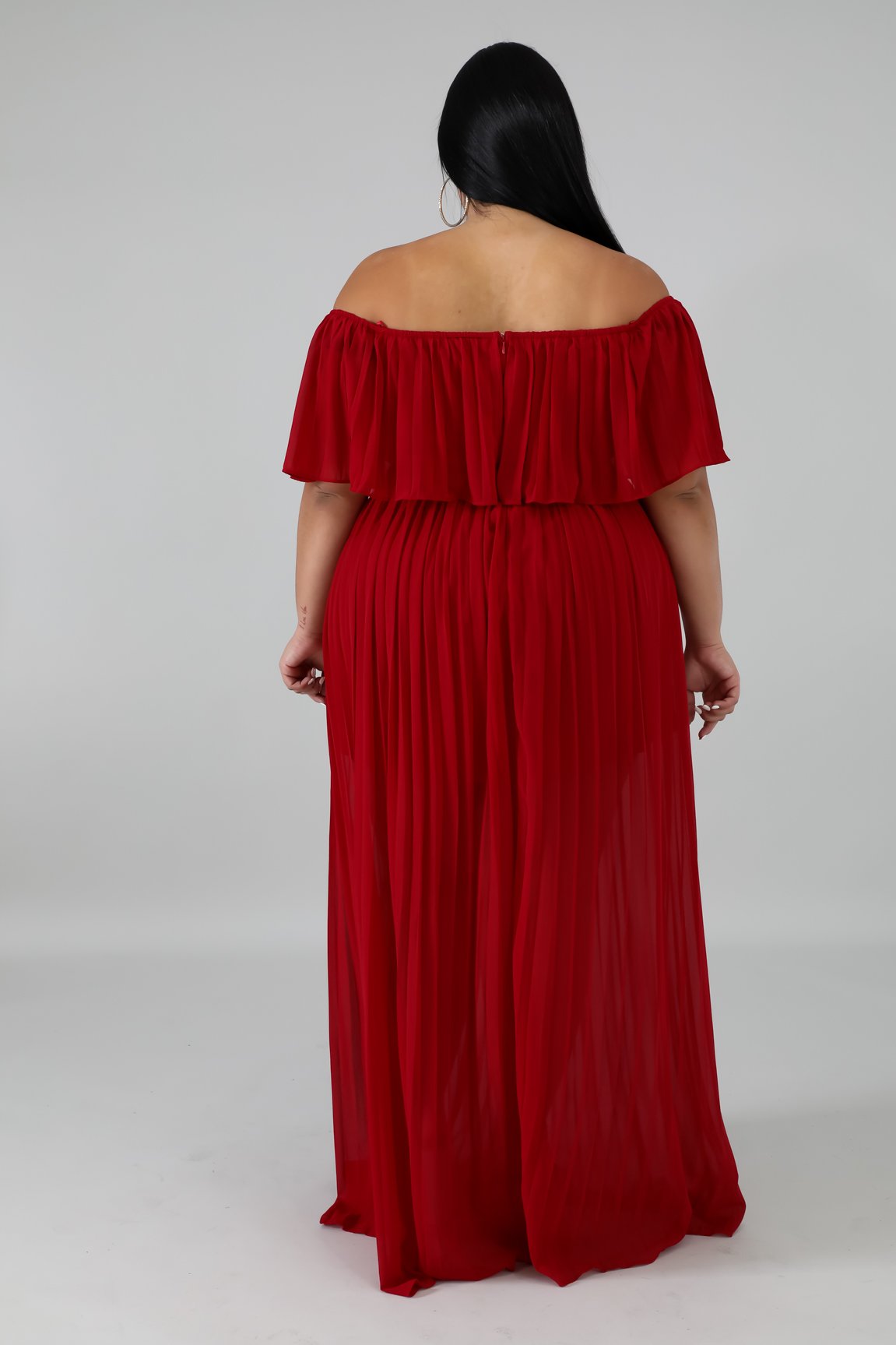 Dress - Ripples (Red)