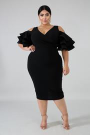 Dress -Cold Shoulder Cocktail