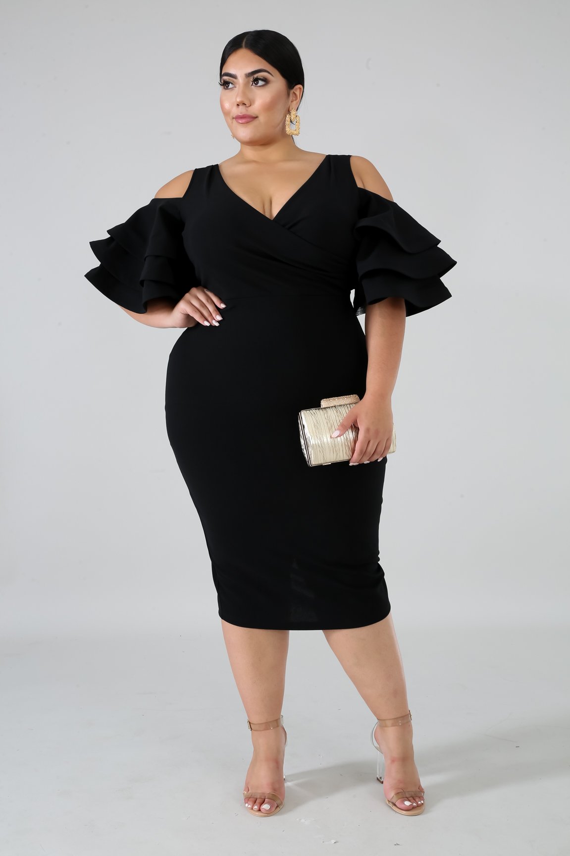 Dress -Cold Shoulder Cocktail