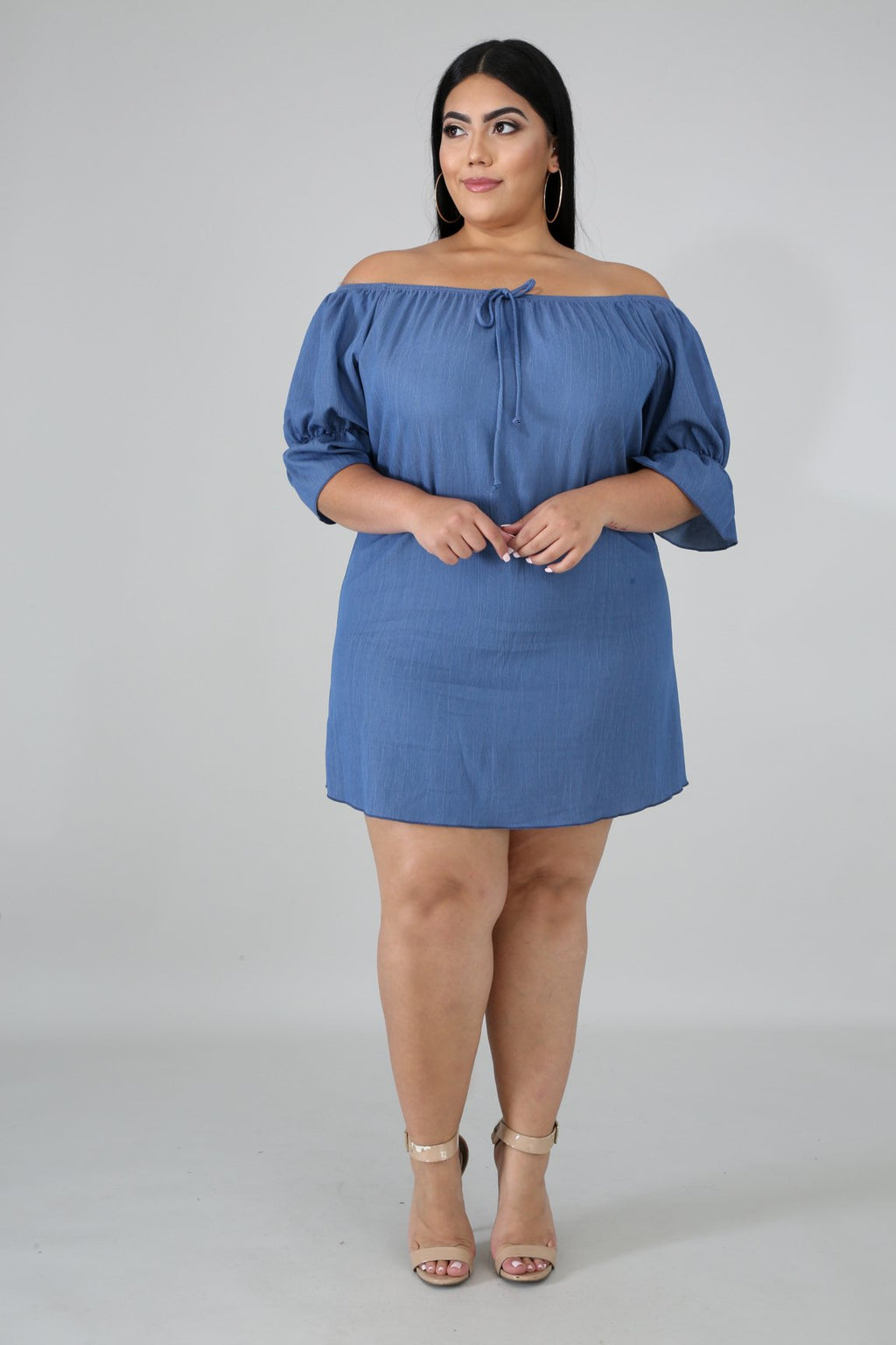 Dress -Denim Mini