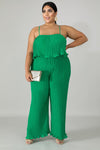 Jumper -Pleated  (Green)