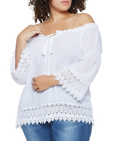 Blouse -Peasant Top