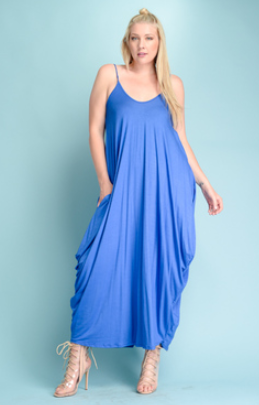 Dress -Summer Flow - Royal Blue