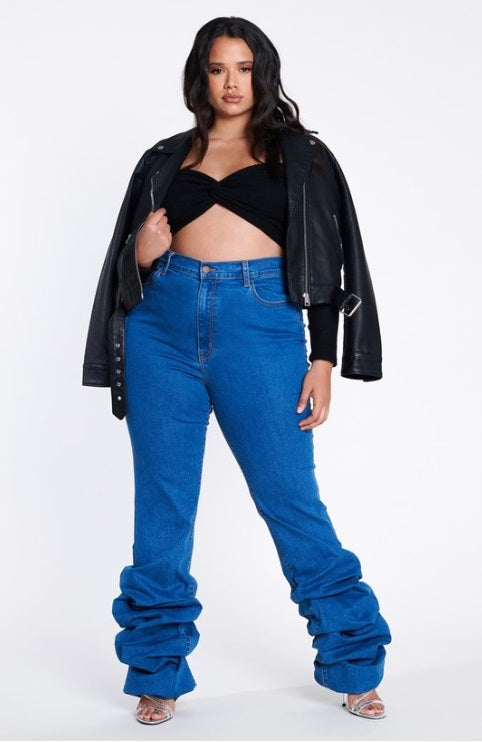 Jeans - Scrunched Denim