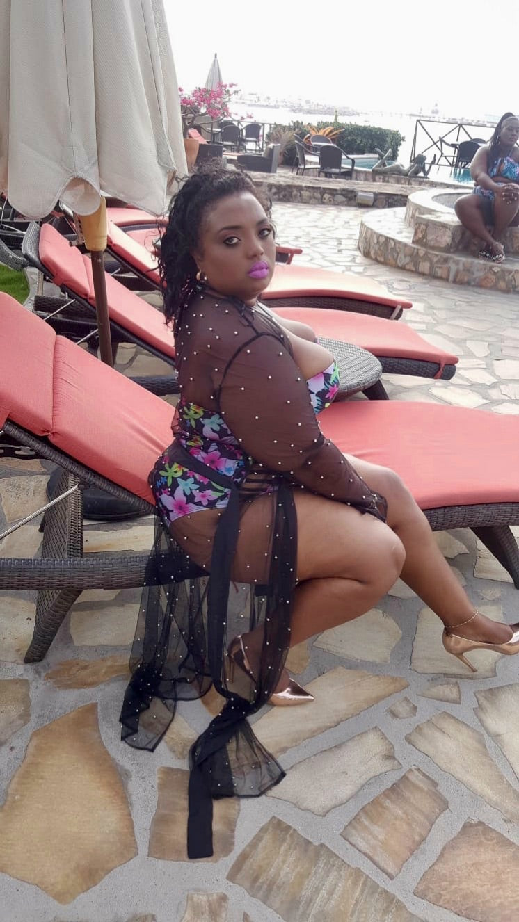 Swimwear Cover up - Sheer Studded Cover Up