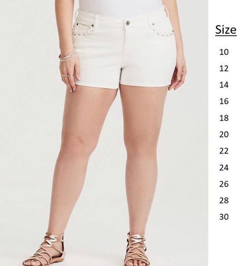 Jeans  -White Shorts